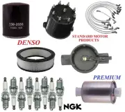 Tune Up Kit Filters Cap Spark Plugs Wire For CHEVROLET BLAZER V8 5.0L; 5.7L 1987