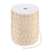 Recoil Starter Rope Pull Cord 5.5mm 100m for Mower [White Red Yellow]