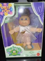 Vtg 1998 Cabbage Patch Kids Dress N Play “Natasha Doris” 5" Doll New In Box