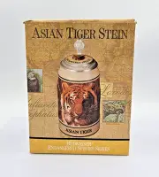 Budweiser Endangered Species Stein - Asian Tiger - NIB