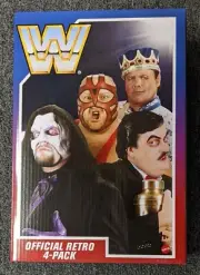 Mattel WWE WWF Retro 4-pack Vader, UnderTaker, Paul Bearer, Jerry Lawler SEALED