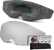 Beavorty Gel Contoured Sleep Mask Blocking Cover Concealer Eye Mask Sleep - Masks Sleeping Skincare Overnight Digital Sleep Mask Blackout Palette Eye Soft Shade Silk Sleep Mask Polyester