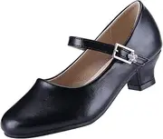 Eight KM Girls Dress Shoes Wedding Party Pumps Sparkly Mary Jane Heels Communion Confirmation Shoes for Toddler Kids