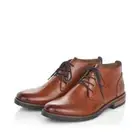 Rieker Men's 14610-24 Block Heel Round Toe Lace-Up Ankle Boots, Size EU 43