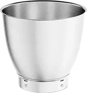 [Kenwood] KAB70.000BS Stainless Steel Bowl, Accessories for Titanium Chef Baker XL and Patissier Food Processor, Mixing Bowl with 7 Litre Capacity, Dishwasher Safe, Stainless Steel, Silver