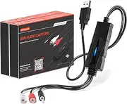 DriverGenius AudioXfer | USB Audio Grabber - Audio from Cassette, Vinyl, MD & More Over 3.5 mm/RCA Ports for Music Lovers & Podcasters | Compatible with PC, Mac & Linux (2 Pieces/Pack)