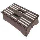 Step Stool Brown Non Slip Foldable Practical Portable Footrest For Cars Bath BUF
