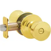 Dexter Bright Brass Bed & Bath Door Knob J40VBYR605 Pack of 4 Dexter J40VBYR605