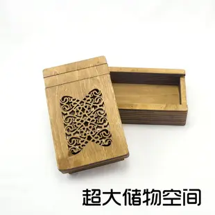 puzzle box木制益智機關解扣解環孔明鎖魔盒燒腦九連環藏物游戲盒