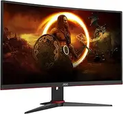 AOC Gaming CQ27G2SE - 27 Inch QHD Monitor, 165Hz, VA, 1ms, FreeSync Premium, Low Input Lag, Shadow Comtrol, Game Modes (2560 x 1440@ 165Hz, 250 cd/m, HDMI 2.0 x 2 / Display Port 1.2)