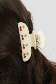 White Cherry Claw Clips
