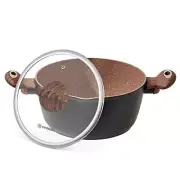 Non Stick Dutch Oven StockPot with lid, 5 Quart Nonstick Stock 5qt stock pot