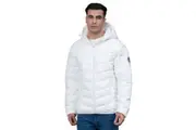 Red Tape Casual Padded Jacket with Hood for Men - White