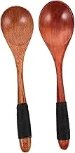 ABOOFAN Long Handle Wooden Spoons for Tea Milkshake Cooking Stylish Kitchen Utensils for Stirring Serving Mixing Natural Spoons for Daily Use