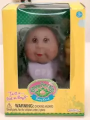 Cabbage Patch Kids Babyland Series 1 Surprise Gender 2.5" New 2012 Purple Bib