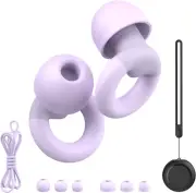 Earplugs for Sleeping & Noise Reduction - Soft Silicone Earplugs with 7 Pairs Ea
