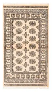 Traditional Vintage Hand-Knotted Carpet 3'1" x 5'5" Wool Area Rug