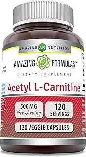 Amazing Formulas Acetyl LCarnitine - 500 Mg, 120 vcaps