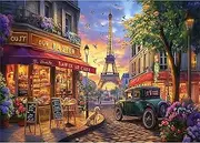 [Yunlus] Jigsaw Puzzles for Adults 1000 Pieces Impossible Hard Difficult Challenging Puzzles for Adults 1000pc Puzzle Eiffel Tower Charming Paris Street Jigsaw Puzzle 1000 Pieces 28 x 20 inch