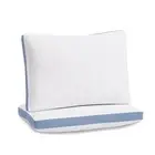 Standard/Queen Set of 2 Cooling Sleep Pillows for Back Stomach or Side