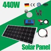 12V 400W Solar Panel Complete Kit Mono Caravan Camping Power Charging Battery AU