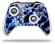 Skin for XBOX One S X Controller Electrify Blue Vinyl Decal