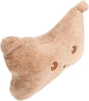 Car Headrest Pillow Carseat Travel Car Seat Accessories for Kawaii Car Accessories Car Neck Cushion Car Support Neck Cushion Brown Fiber