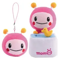 在飛比找momo購物網優惠-【MOMO親子台】7吋momo絨毛娃娃置物座+2.5吋mom