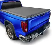 Tyger Auto T1 Soft Roll-up Truck Bed Tonneau Cover Compatible with 2019-2023 Chevy Silverado/GMC Sierra 1500 New Body Style | 5'10" (70") Bed | TG-BC1C9053 | Vinyl