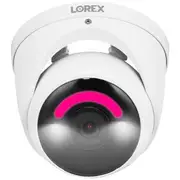 Lorex 4K Smart Deterrence Wired IP Dome Camera White