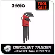 Felo Bondhus Ball Point Hex Allen Keys 9 Piece Metric - 35500901