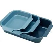 Joseph Joseph Nest Bake Non-Stick 3 Piece Baking Tray Set - Blue