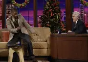 Actor Jamie Foxx during an interview with host Jay Leno on Decembe- Old Photo 1