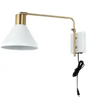 JONATHAN Y Max 20.5in USB Charging Port LED Sconce