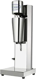 Electric Milk Shaker Machine 2-Speed Classic Milk Shake Mixer Machine with 750ml Mixer Cup Professional Milkshake Maker Stainless Steel Drink Mixer Smoothie and Drink Stand Mixer 180W