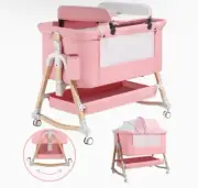 HARPPA Baby Bassinet Bedside Sleeper (Diaper Changing Station + Mosquito Net