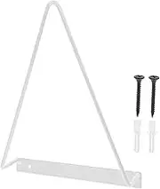 GRIRIW Wall Mount Vinyl Storage Rack Hanging Magazine Display Rack Album Record Holder Triangle Shelf for Library Home