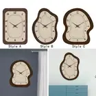 Wall Clock Wall Decor Silent Abstract Art Home Decor for Kitchen Office Home