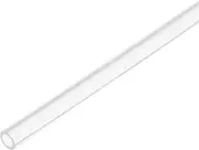 sourcing map Acrylic Pipe Rigid Round Tube Clear 5 mm ID 7mm OD 305mm for Lamps and Lanterns,Water Cooling System