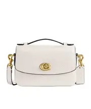 Coach Cassie 17 Logo Plaque Crossbody Bag One size Chalk white