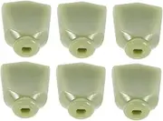 Yardwe 6 Pack Electric Guitar Tuner Caps Plastic Tuning Peg Handles Stylish Guitar Accessories