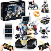 5 in 1 STEM Robot Building Kit, APP & Remote Control Screen Building Toys, Eye C