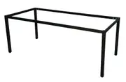 RAPIDLINE STEEL TABLE FRAME ONLY 40mm Square Tube Suits Top W1200 x D600mm Black