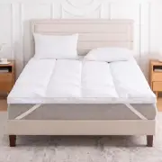 3 Inch White Goose Feather Mattress Topper,Full Bed Full,
