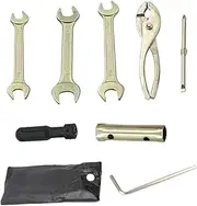 Motorcycle Socket Wrench Set Motorcycle Tool Kit | Motorcycle Spark Plug Pliers | Motor Scooter Repair Pliers, Snowmobile Spark Plug Socket Wrench with Storage Bag