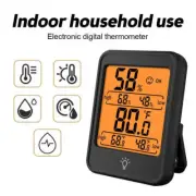 LCD Digital Hygrometer Room Thermometer With Stand Magnet Portable House Office