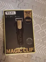Wahl Professional 5 Star Series 8148 Gold Edition Cordless Magic Clip Black NEW