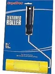 SupaDec Decorator Textured Paint Roller 6.5"/165mm Emulsion Painting Handle DIY