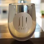 Scented Candle, Cedar Noir, Hand Poured in Vintage Glass Tumbler 450g