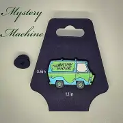 Scooby Doo Mystery Machine Van Pin, Replacement Back Included